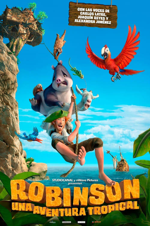 Poster de Las locuras de Robinson Crusoe