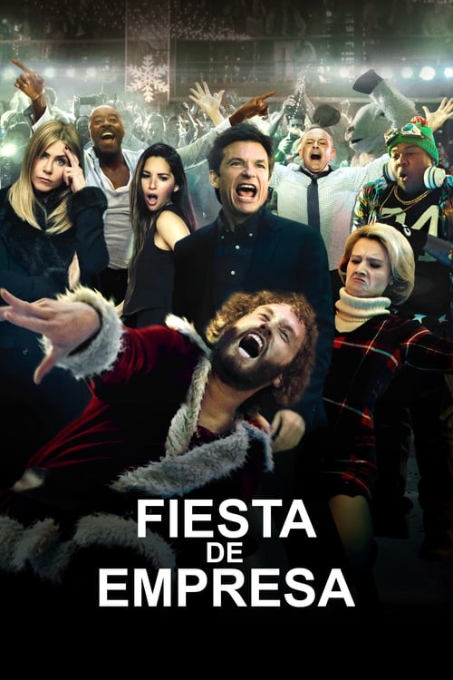 Poster de Fiesta de Navidad en la oficina