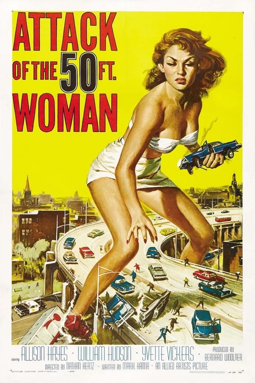 Poster de El ataque de la mujer de 50 pies