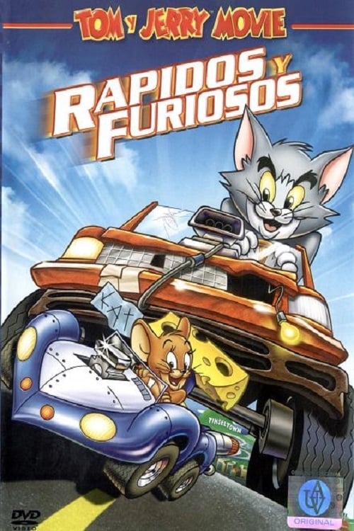 Poster de Tom y Jerry en la super carrera