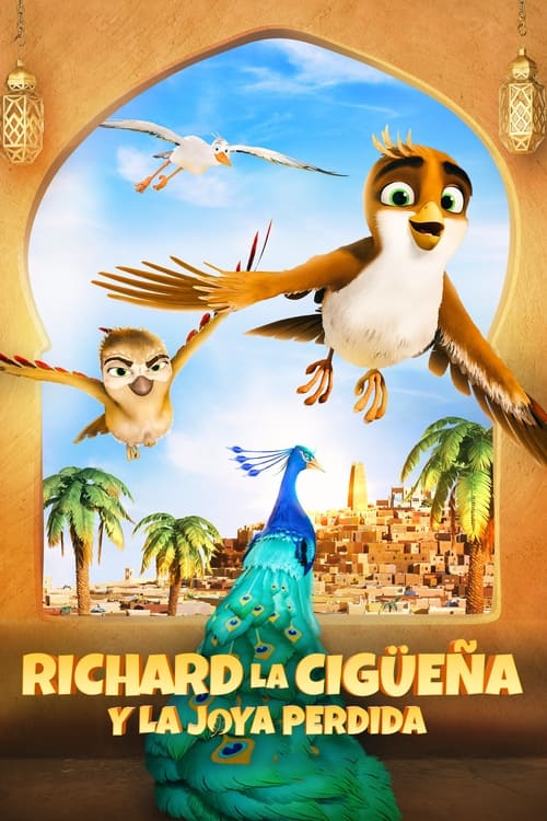 Poster de Richard la cigüeña y la joya perdida