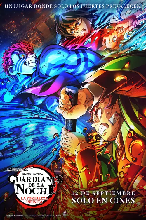 Poster de Guardianes de la noche: Kimetsu no Yaiba La fortaleza infinita