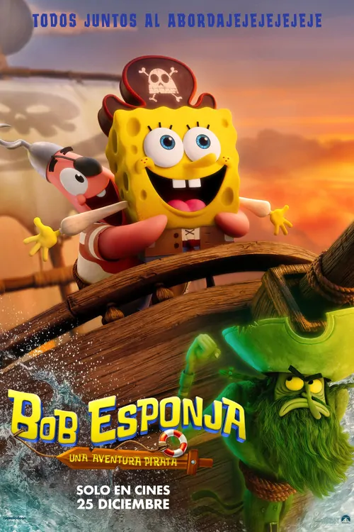 Poster de Bob Esponja: Una aventura pirata